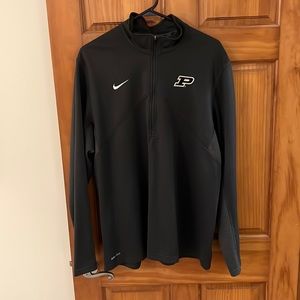 Nike Dri-Fit 1/4 zip Purdue pullover